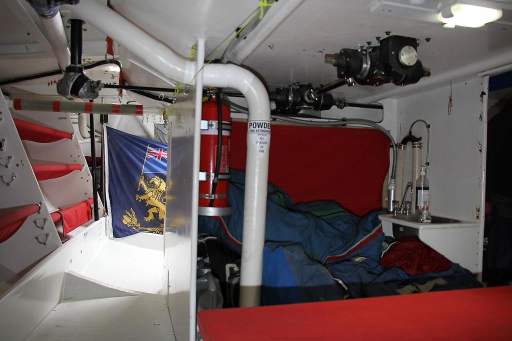 Auckland On The Water Boat Show - Day 3 - October 2, 2016 - Steinlager 2 Looking aft - starboard side © Richard Gladwell www.photosport.co.nz